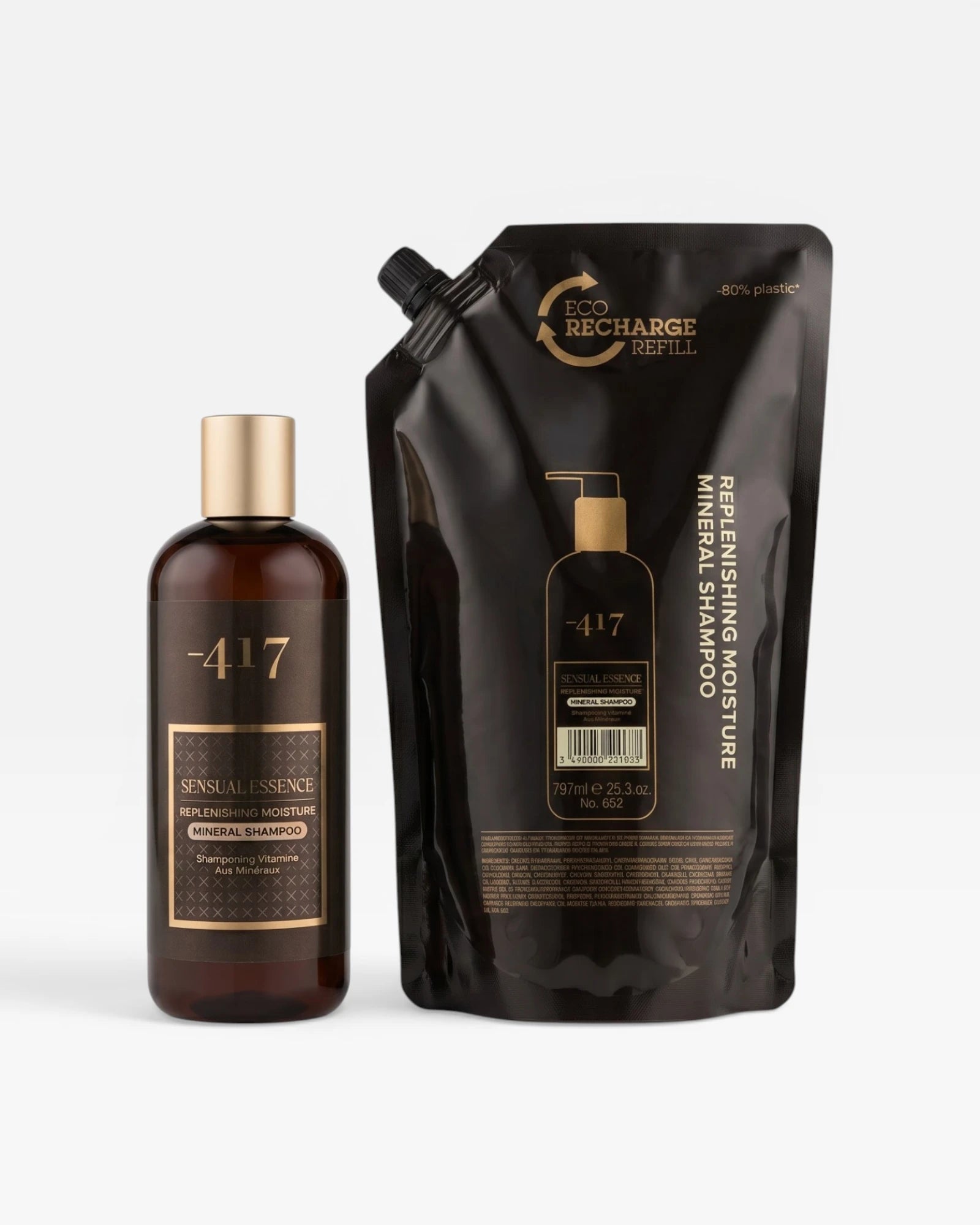 Replenishing Moisture Mineral Shampoo + Eco Refill