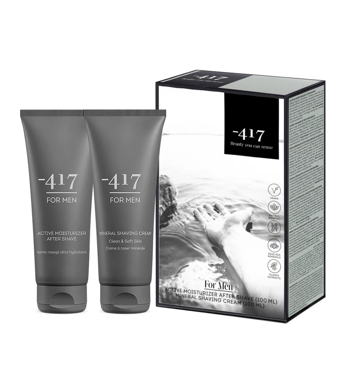 For Men Kit - Mineral Shaving Cream & After Shave Duo